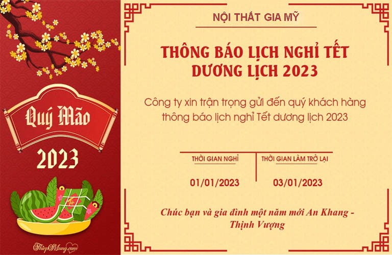 Noi That Gia My Lich Nghi Tet Duong Lich 2023